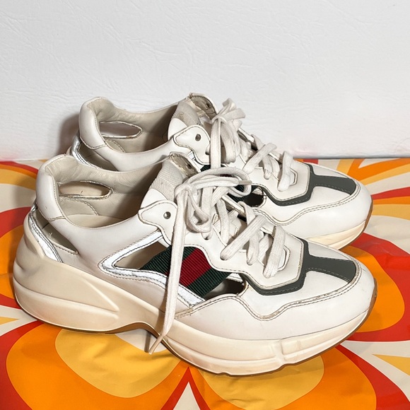 Gucci Evolution Cut Out Authentic women sneakers. Size 36 or sz 6 - Picture 2 of 10